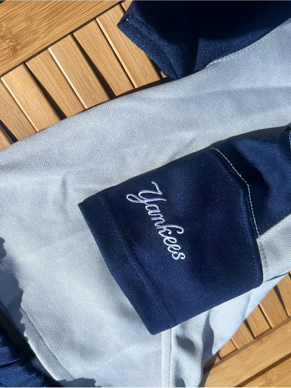 Nike NY YANKEES-Navy and White Kids' Jogger Track Pants - Picture 12 of 12